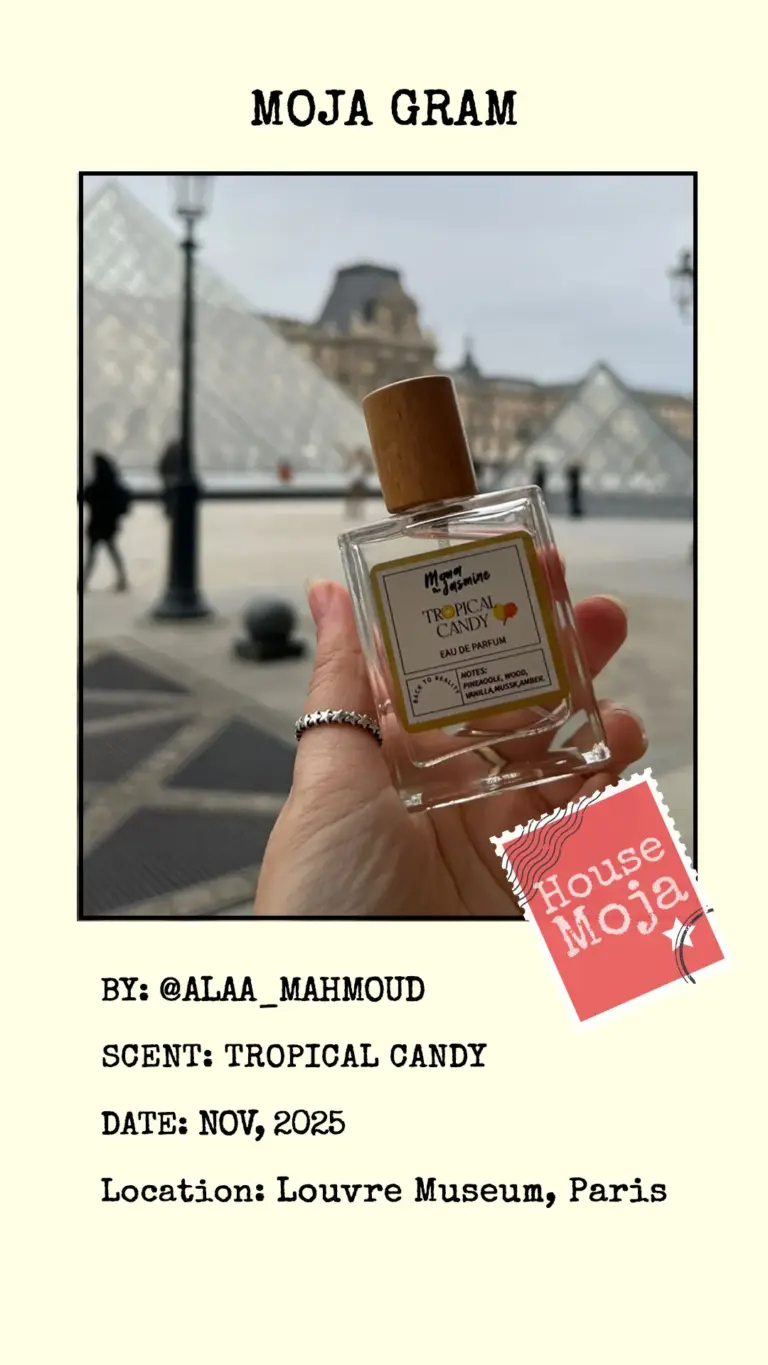 House Moja Moja Gram Tropical Candy at Louvre Museum Paris