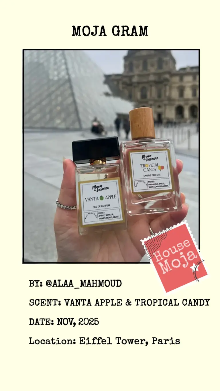 House Moja Moja Gram Tropical Candy & Vanta Apple at Louvre Museum Paris